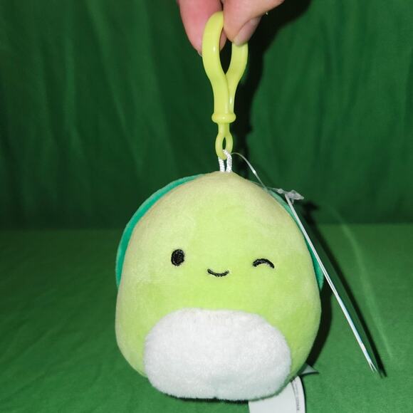 BLACK FRIDAY SALE - Squishmallows Henry The Turtle Clip 3" NWT 2023 - Picture 6 of 7
